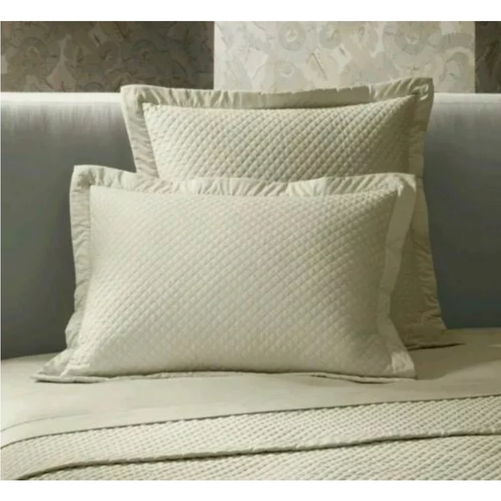 Ralph Lauren home collection Two wayatt diamond Shams , pillow cases. New